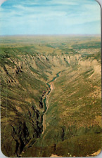 Birdseye View of Wind River Canyon, WY Postcard picture