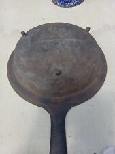 🔥ANTIQUE 1800's CAST IRON #10 SKILLET 3 LEGS SHIPS FREE 😃 picture