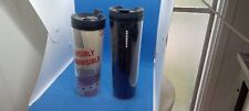 Two Starbucks Tumblers Visibly Indivisible 2012 a/2011 Black Sequin Tumber picture