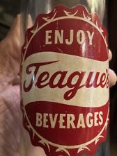 Vintage ACL  Alabama Bottle TEAGUES BEVERAGES -ECLECTIC, ALABAMA 12floz picture