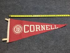 Vintage 1950s Cornell University 30x12 Felt Pennant Flag picture