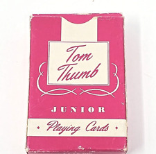Tom Thumb ARRCO Junior Playing Cards in Box Full Deck Chicago IL Vintage READ picture
