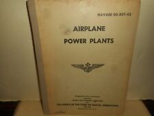 Naval Air Training Command AIRPLANE POWER PLANTS Manual NAVWEPS 00-80T-42 Book picture
