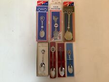 Lot of 7 Collectible Souvenir Spoons picture