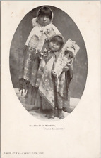 Ida & Leah Hudson Paiute Children Smith & Co Carson City NV Postcard H33 picture