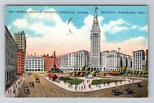 Cleveland OH-Ohio, Public Square, Terminal Tower, c1929 Vintage Postcard picture