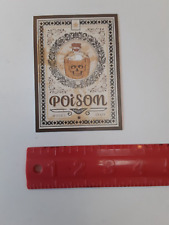 Halloween Adhesive Seal Sticker Label Poison Unused picture