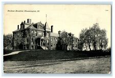 c1910's Brokaw Hospital Bloomington Illinois IL Unposted Antique Postcard picture