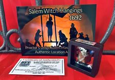 Salem Witch Hangings Historical Location Artifact with COA picture