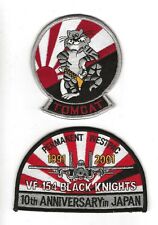 USN VF-154 TOMCAT & PERMANENT WESTPAC patch set F-14 TOMCAT FIGHTER SQN picture