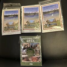 NEW Yosemite National Park Lapel Pin And National Park geek Lapel Pin Lot picture