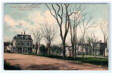 1911 Corner West & Division St Danbury CT Connecticut Postcard picture
