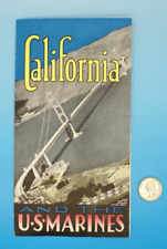 1938 CALIFORNIA AND THE U.S. MARINES BROCHURE GOLDEN GATE INT'L EXPO - ORIG picture