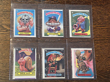 1986-1987 Garbage Pail Kids Stickers Miscut Error Lot (6 Stickers) picture