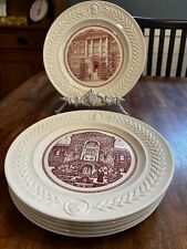 University of Pennsylvania Wedgwood Set of (6) Vtg Commemorative College Plates picture