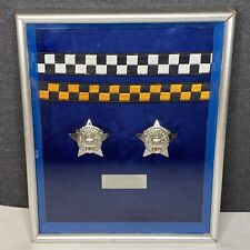 Vintage Obsolete 1950's Patrolman Sergeant Police Star Chicago Display Retired picture
