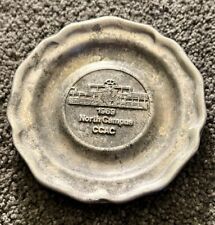 Vintage Pewtarex York PA Pewter Dish Plate Coaster CCAC Allegheny Commu. College picture