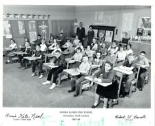 Greensboro North Carolina Brooks Elementary 4th Grade Class Photo 1963 to 1964 picture