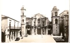Havana Cuba 1940S Cathedral RPPC Real Photo Postcard  picture