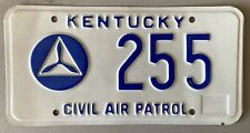 Kentucky Civil Air Patrol License Plate, Appears Mint Condition picture