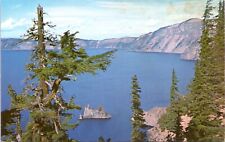 Postcard OR - Crater Lake - Phantom Ship picture