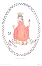 H. Willebeek Le Mair  Little girl with Crown and orb.    Queen of the birds picture