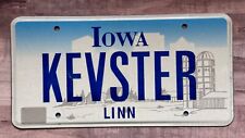 Iowa 1998 Personalized License Plate #KEVSTER kevin picture