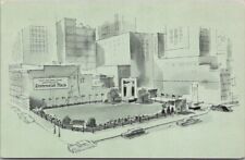 1956 Minneapolis, Minn. Postcard CENTENNIAL PLAZA Artist's Street View / Unused picture