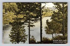 Eureka Springs AR-Arkansas, Black Bass Lake, Antique Vintage Souvenir Postcard picture