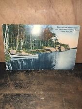 Maine USA Postcard -Island Falls- Mattawamkeag Lake Aroostook County. picture