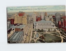 Postcard Aerial View 42nd Street from 6th Avenue NYC New York USA North America picture
