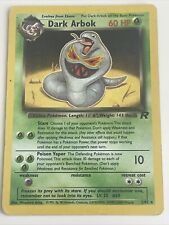Dark Arbok 2/82 Holo Team Rocket Pokémon Card Heavy Played picture