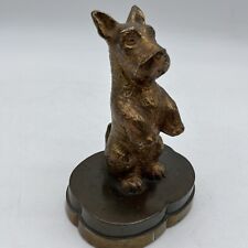 Vintage Bronzart - Scotty Dog Scottish Terrier - Bronze Figurine With Stand picture