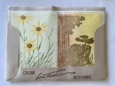 Gwen Frostic Block Print Note Cards & Envelopes Set Of 12 Nature Scenes picture