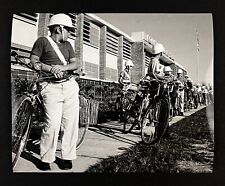 1959 Miami FL Flagami Elementary School Boys Bikes Helmets Jr Police Press Photo picture