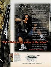 DINO CAZARES of FEAR FACTORY - Ibanez Guitars - 7 STRING - 1997 Print Ad picture