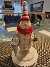 Vintage Midwest Of Cannon  Falls Nicole Sayer Snowman With Snowballs Figure 9