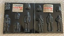 Vintage Star Wars Chocolate Mold Wilton 1983 Set Of 2 Sugarcraft Candy picture