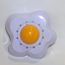 Vintage Kitchen Timer Fried Egg Wind Up Plastic 60 Minutes picture