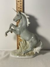 ceramic glazed grey unicorn 8