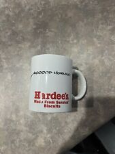 Vintage 1999 Hardee's Coffee Cup Mug Good Morning Scratch Biscuits Hot Coffee picture