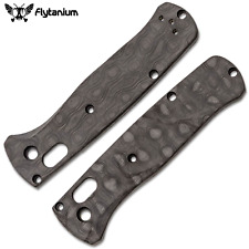 Flytanium Raindrop Carbon Fiber Scales for Benchmade Bugout FLY-794 picture