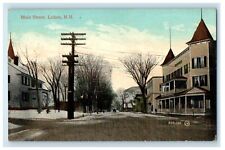 c1910's View Of Main Street Buildings Lisbon New Hampshire NH Antique Postcard picture