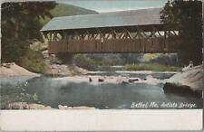 Postcard Artists Bridge Bethel ME Maine picture