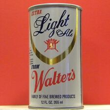 Walter's Light Ale Old Vintage S/S Can Walter Eau Claire Wisconsin 888 P/T E/X picture