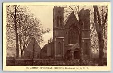 Elmhurst, L.I., New York - St. James Episcopal Church - Vintage Postcard picture
