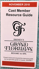 Grand Floridian Resort & Spa November 2018 Cast Member Resource Guide picture