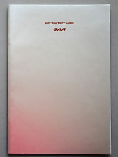 1992 PORSCHE 968 PREMIUM SALES BROCHURE CATALOG & TECH GUIDE ~ 40 PAGES picture