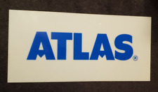 Vintage Plastic Plexiglas Atlas Gas Station Garage Sign 24