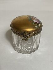 ( READ Info) Vintage  Genuine Limoges Crystal Box   As Is picture